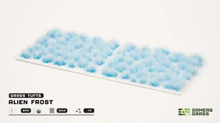 Grass Tuft: Frost Blue 6mm- Wild